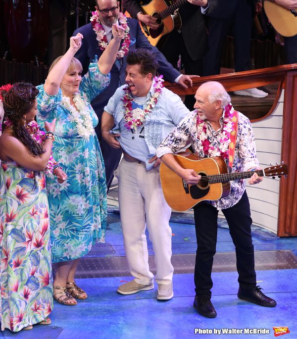 Rema webb, Lisa Howard, Eric Peterson, Jimmy Buffett and cast  Photo