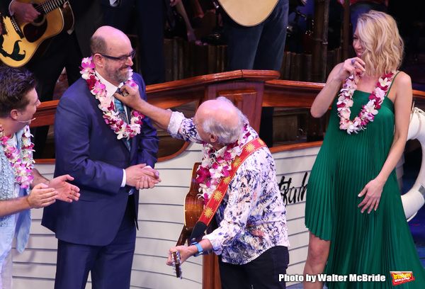 Christopher Ashley, Jimmy Buffett and Kelly Devine  Photo