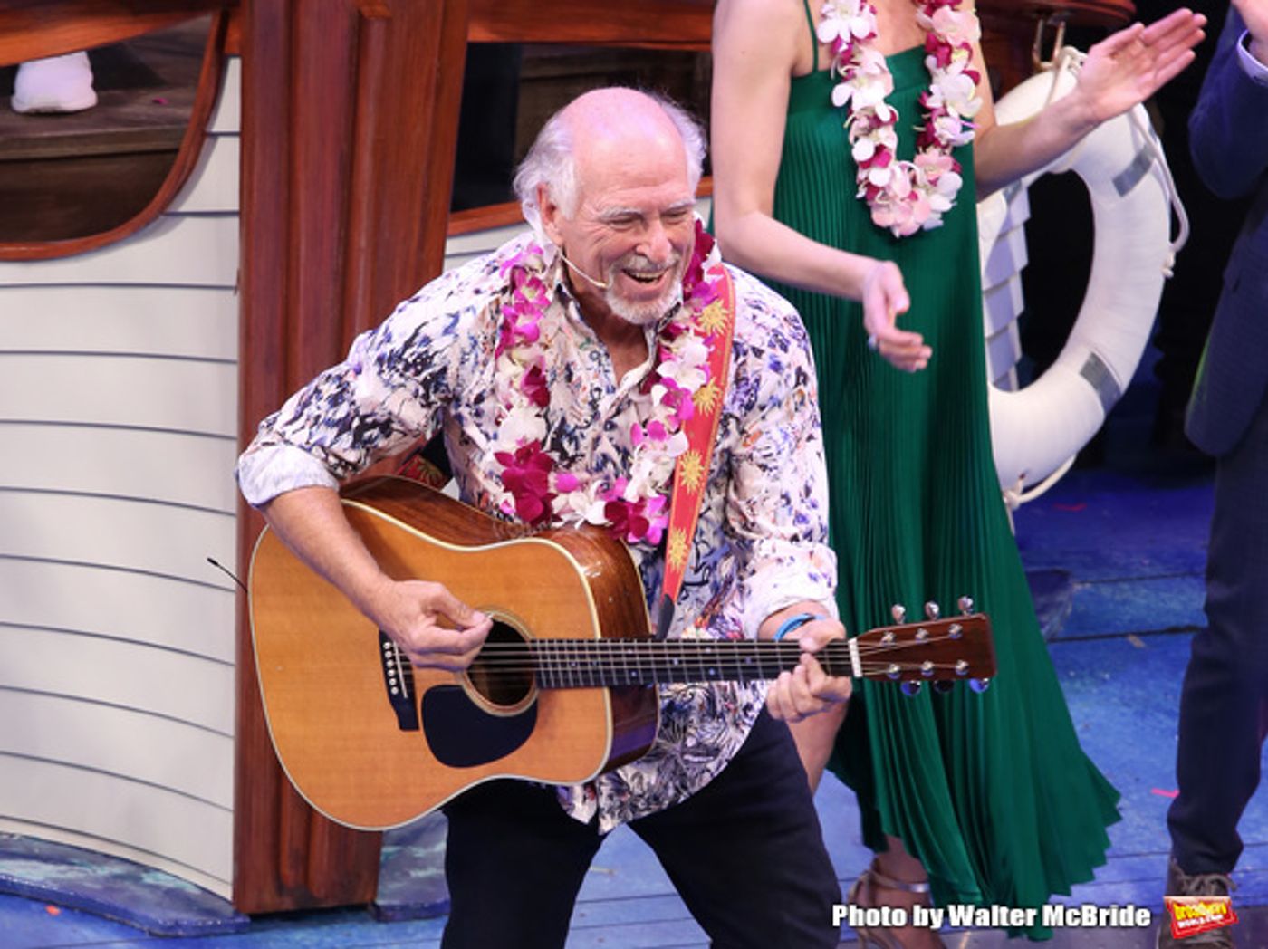 Photo Coverage: Jimmy Buffett Joins the Cast of ESCAPE TO MARGARITAVILLE for Opening Night Bows!  Image
