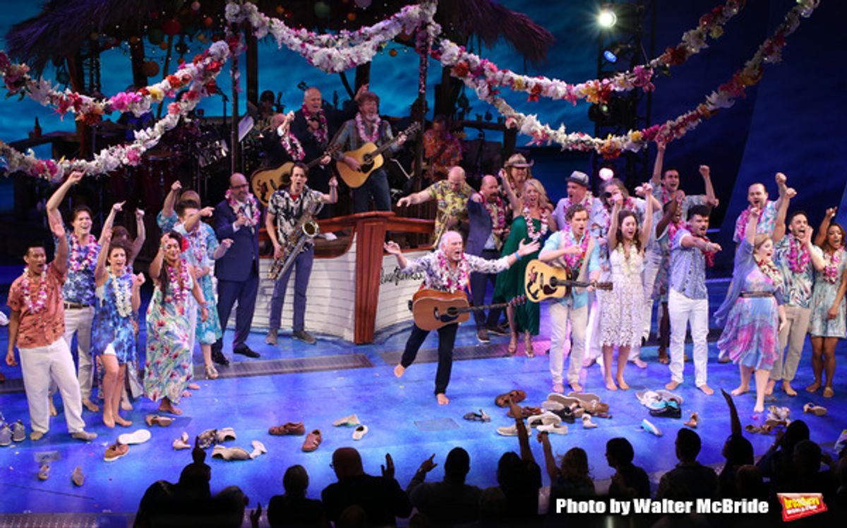 Jimmy Buffett with the Cast and Creative Team at 