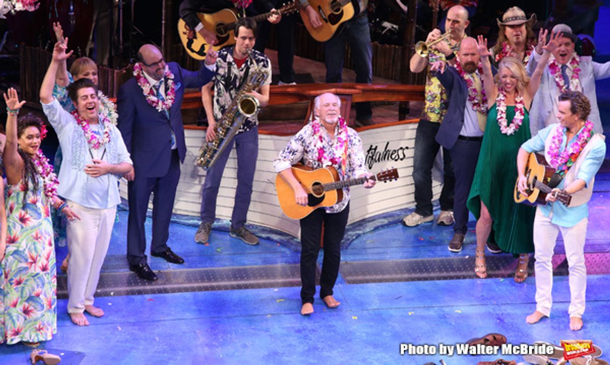 Jimmy Buffett with the Cast and Creative Team at 