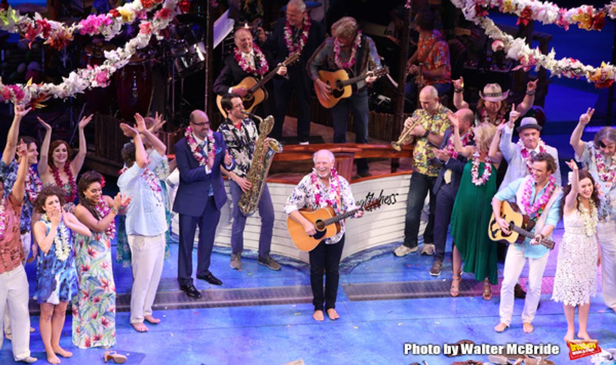 Jimmy Buffett with the Cast and Creative Team at 