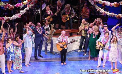 Jimmy Buffett with the Cast and Creative Team Photo
