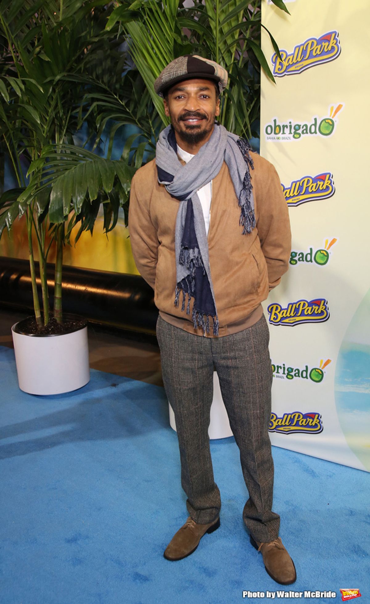 Eddie Steeples at On the Blue Carpet at Opening Night of ESCAPE TO MARGARITAVILLE