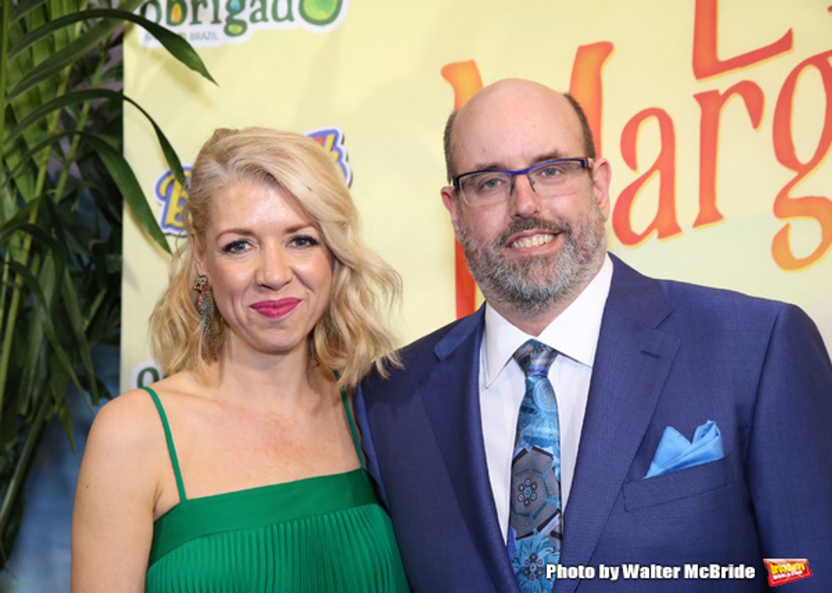 Kelly Devine and Christopher Ashley  at 