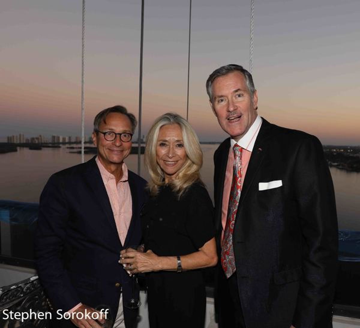 Peter Cromarty, Eda Sorokoff, Dick Robinson at 