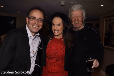 Tedd Firth, Deborah SIlver, Dick Robinson Photo