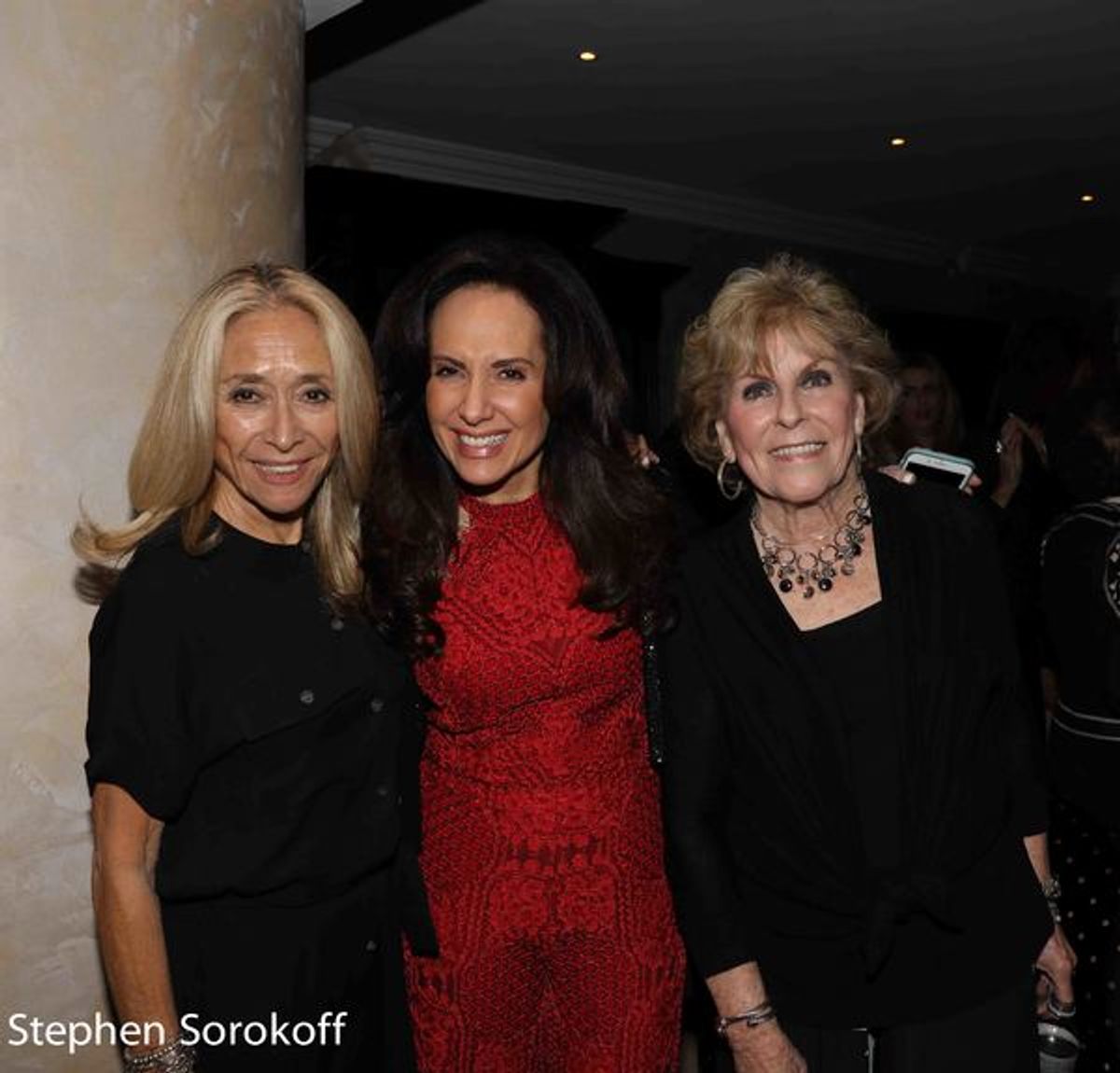 Eda Sorokoff, Deborah Silver, Sally Robinson at 