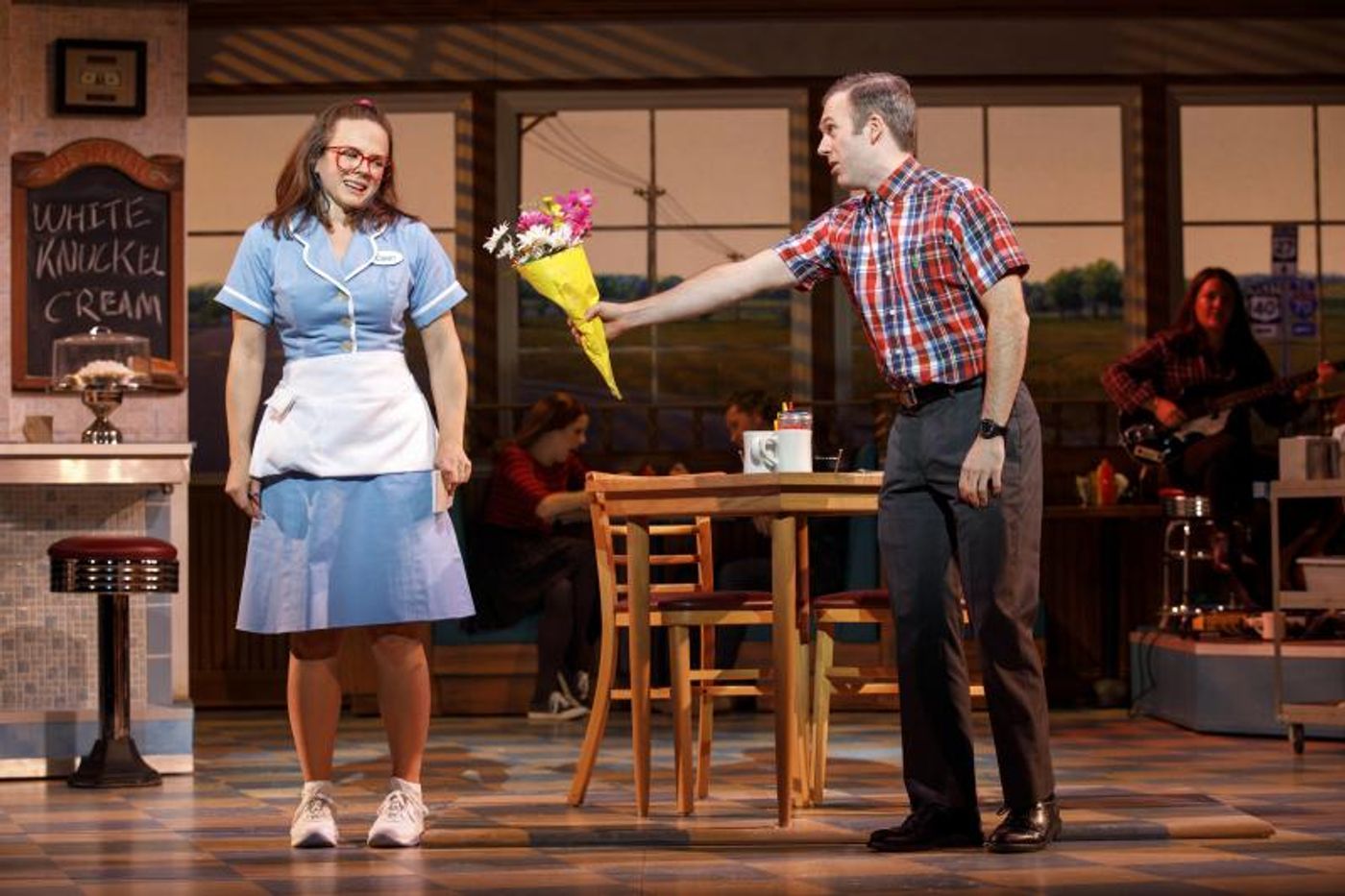 Review: WAITRESS Frequently Betrays Its Southern Heart With Loudness and Silliness  Image