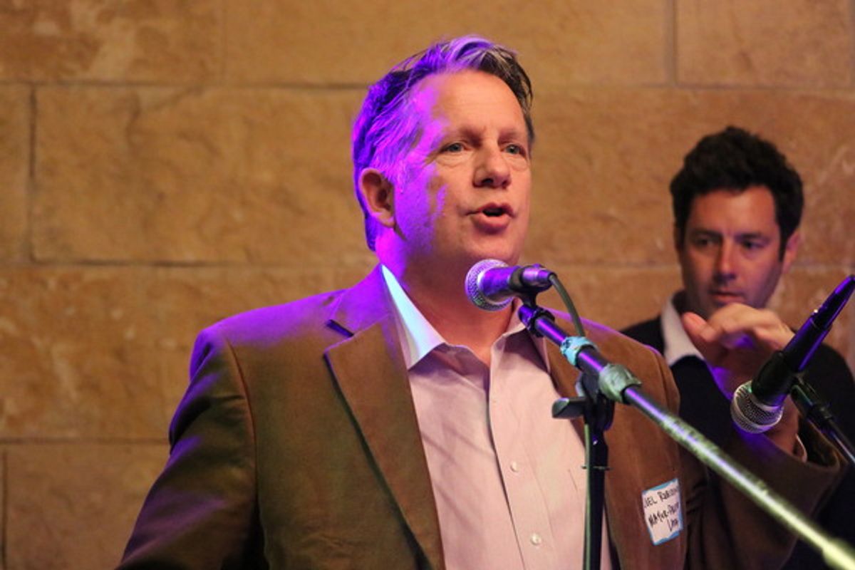 Hon. Joel Robindeaux, Mayor of Lafayette, Louisiana introduces the musicians - SXSW 2018 PHOTO CREDIT: Kathy Strain at BWW Coverage SXSW 2018: Buddy Holly Educational Foundation Fundraiser during SXSW