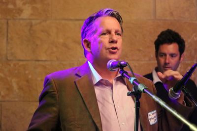 Hon. Joel Robindeaux, Mayor of Lafayette, Louisiana introduces the musicians - SXSW 2 Photo