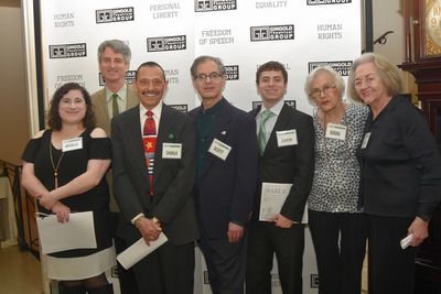 Michelle Polinsky, Rick Hinkson, Charlie Pisanno, Scott Weiner, Zachary Harrison, Bar Photo