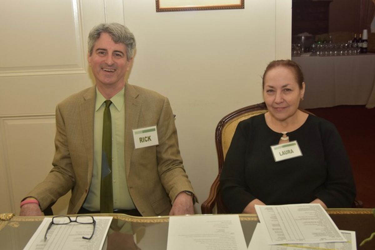 Rick Hinkson and Laura Lubin at 
