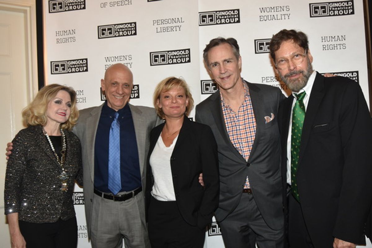 Alison Fraser, Tom Viola, Martha Plimpton, Howard McGillan and David Staller at 
