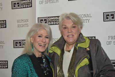Jamie deRoy and Tyne Daly Photo