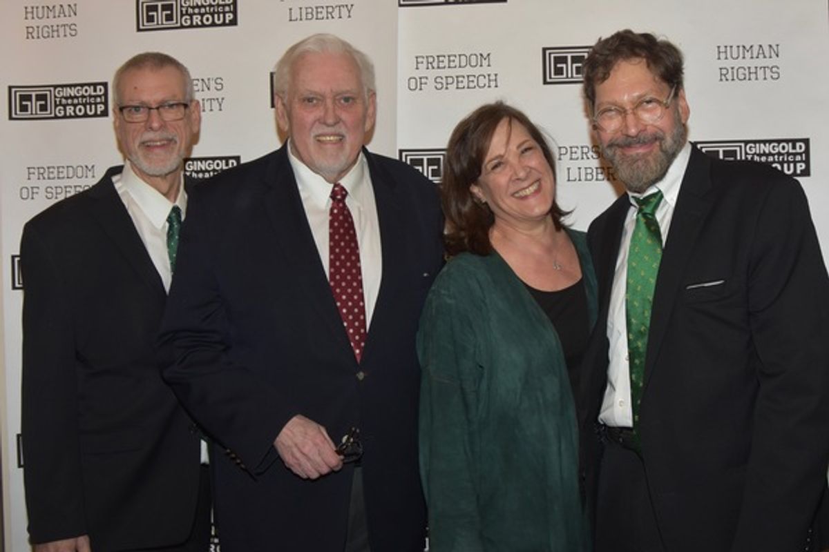 Steve Schalchin, Jim Brochu, Karen Ziemba and David Staller at 