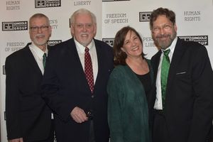 Steve Schalchin, Jim Brochu, Karen Ziemba and David Staller Photo