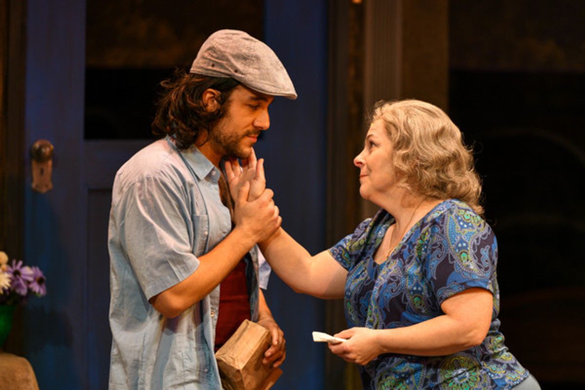 Spiro Marcos (Usnavi) and Tami Dahbura (Abuela Claudia) at 