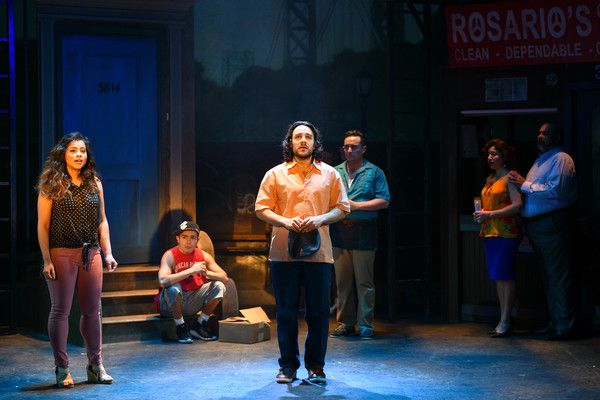 Cherry Torres (Nina), Nick Martinez (Sonny), Spiro Marcos (Usnavi), Vincent Ortega (P Photo
