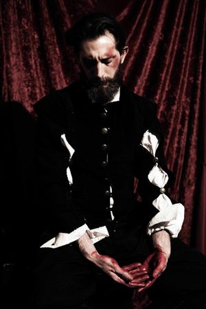 Caravaggio, penitent. (Adam Belvo as Caravaggio; photo by Yvonne Allaway Photography) @ BroadwayWorld Caravaggio, penitent. (Adam Belvo as Caravaggio; photo by Yvonne Allaway Photography) Photo