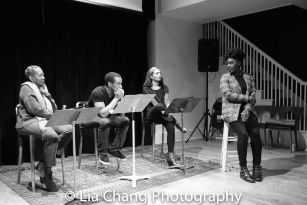 Brenda Denmark, Will Cobbs, Toni Ann DeNoble, Playwright Camille Darby

 Photo