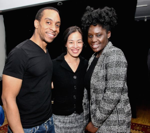 Will Cobbs, Lia  Chang, Playwright Camille Darby. Photo by Garlia Cornelia Photo