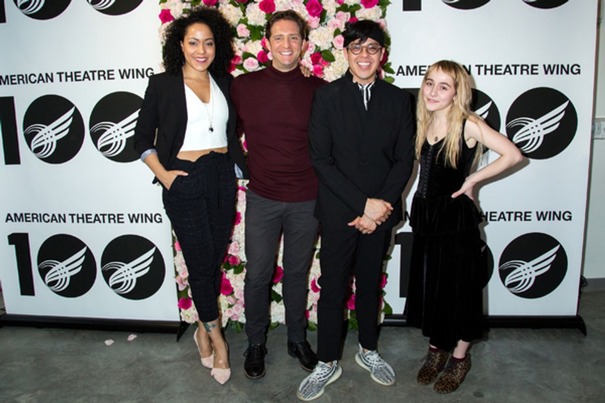 Lilli Cooper, Colin Hanlon, George Salazar, Sophia Anne Caruso at 
