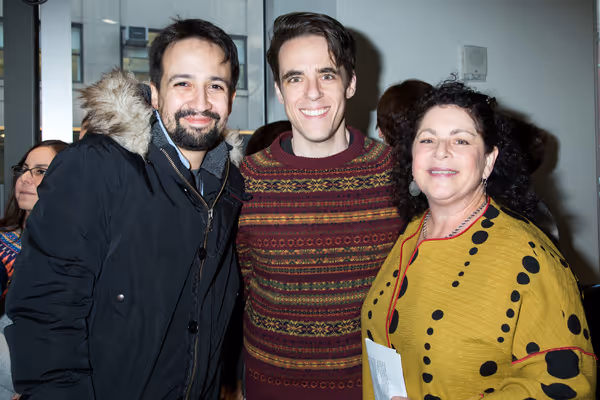 Lin-Manuel Miranda, Steven Levenson, Julie Larson Photo