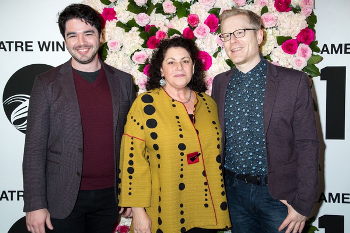 Matt McCollum, Julie Larson, Anthony Rapp at 