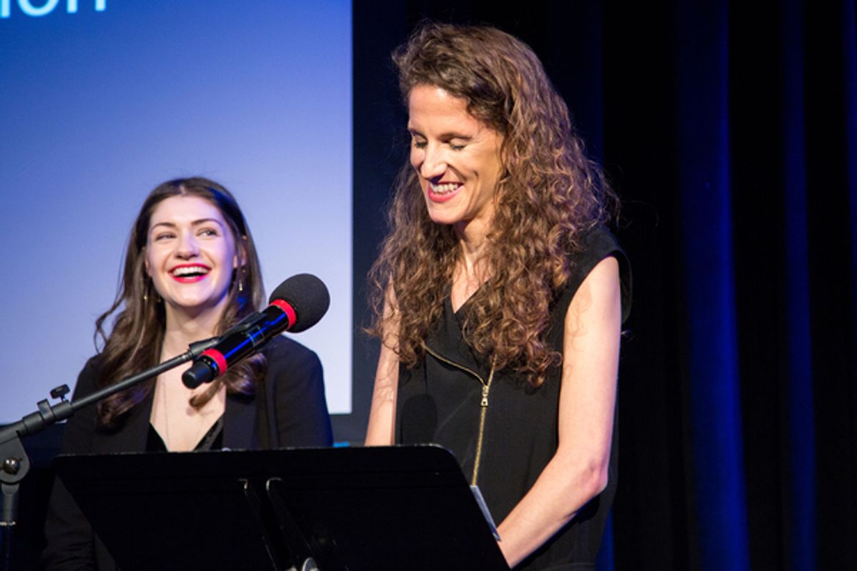 Emily Kaczmarek, Zoe Sarnak at 