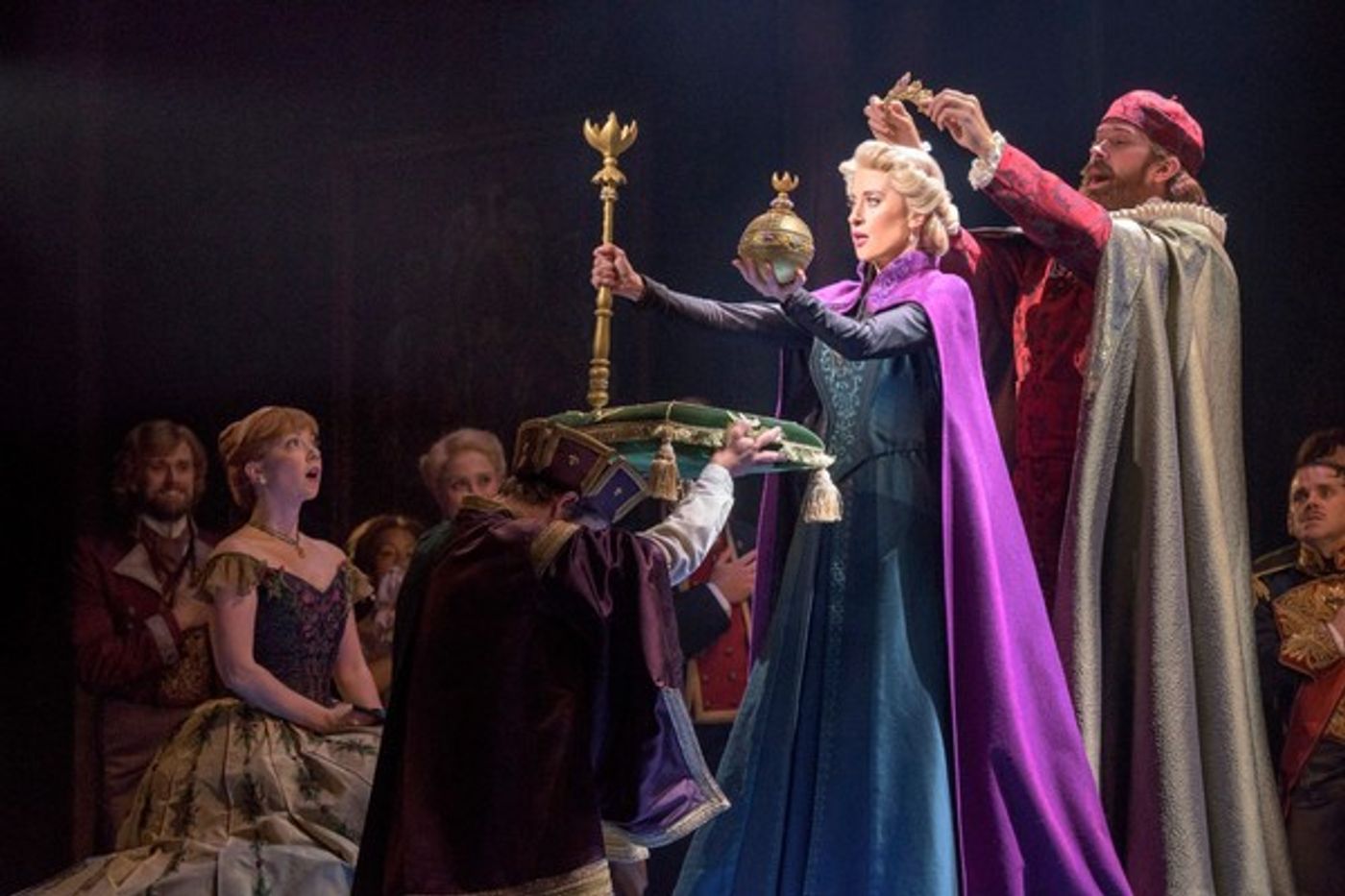 Photo Flash: Anna and Elsa and Olaf and More! First Look at FROZEN on Broadway  Image