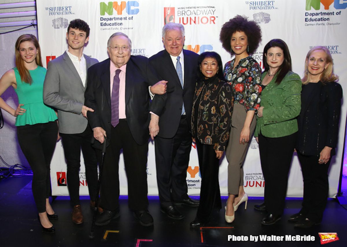 Phil Weinberg, Molly Griggs, Charlie Stemp, Philip J. Smith, Robert E. Wankel, Baayork Lee, Sasha Hutchings, Amy Dorfman Wine  at 