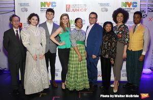 Students from Frank Sinatra School of the Arts with Phil Weinberg, Charlie Stemp, Mol Photo