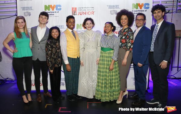 Students from Frank Sinatra School of the Arts with Molly Griggs, Charlie Stemp, Baay Photo