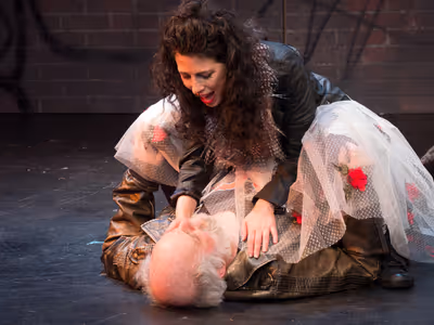David Mandelbaum & Vered Hankin in THE WHORE FROM OHIO Photo