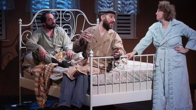 Gera Sandler. Eli Rosen & Ronit Asheri in THE LABOR OF LIFE Photo