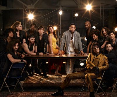 Sara Bareilles, John Legend, Alice Cooper, Brandon Victor Dixon, Jason Tam and the En Photo