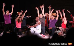 Sammy Williams with the ensemble for A CHORUS LINE performing in the All Star Benefit â€"Six Degrees of Marvin Hamlisch†benefitting The Actors Fund and honoring Broadway Musical Director Fran Liebergall at Symphony Space in New York City. October 4, 2 @ BroadwayWorld Sammy Williams with the ensemble for A CHORUS LINE performing in the All Star Benefit Photo
