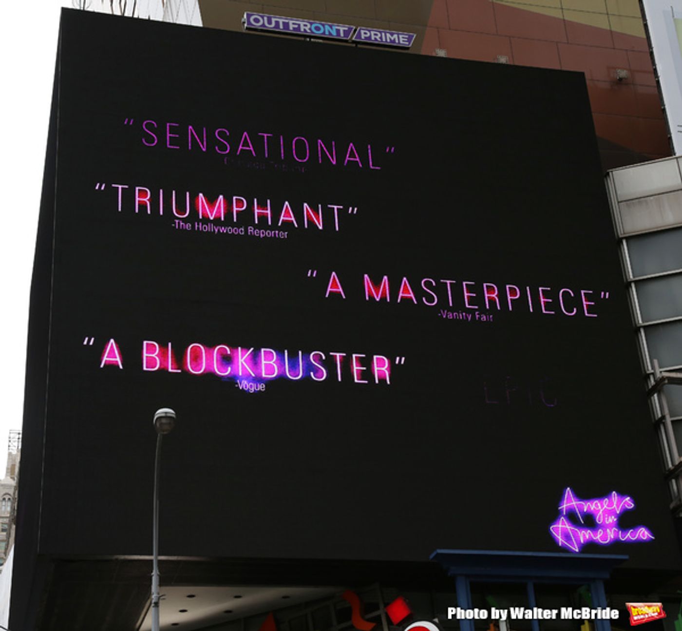 Photo Coverage: ANGELS IN AMERICA Announces NYC Return with Times Square Billboards  Image