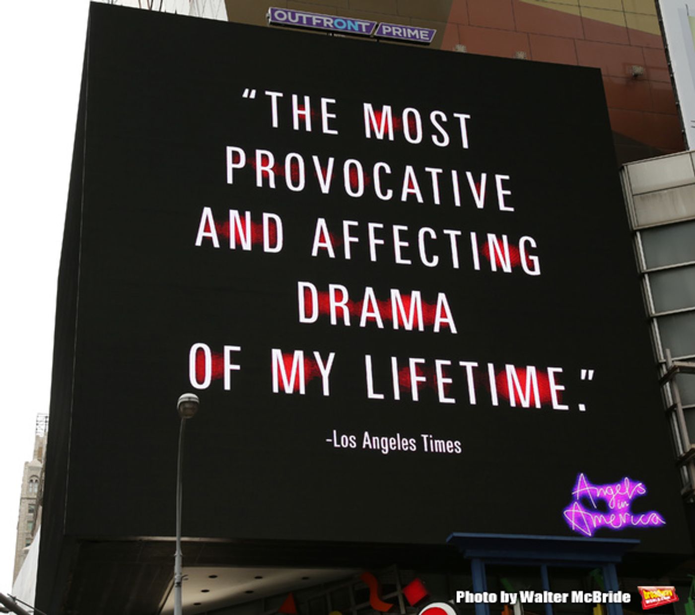 Photo Coverage: ANGELS IN AMERICA Announces NYC Return with Times Square Billboards  Image