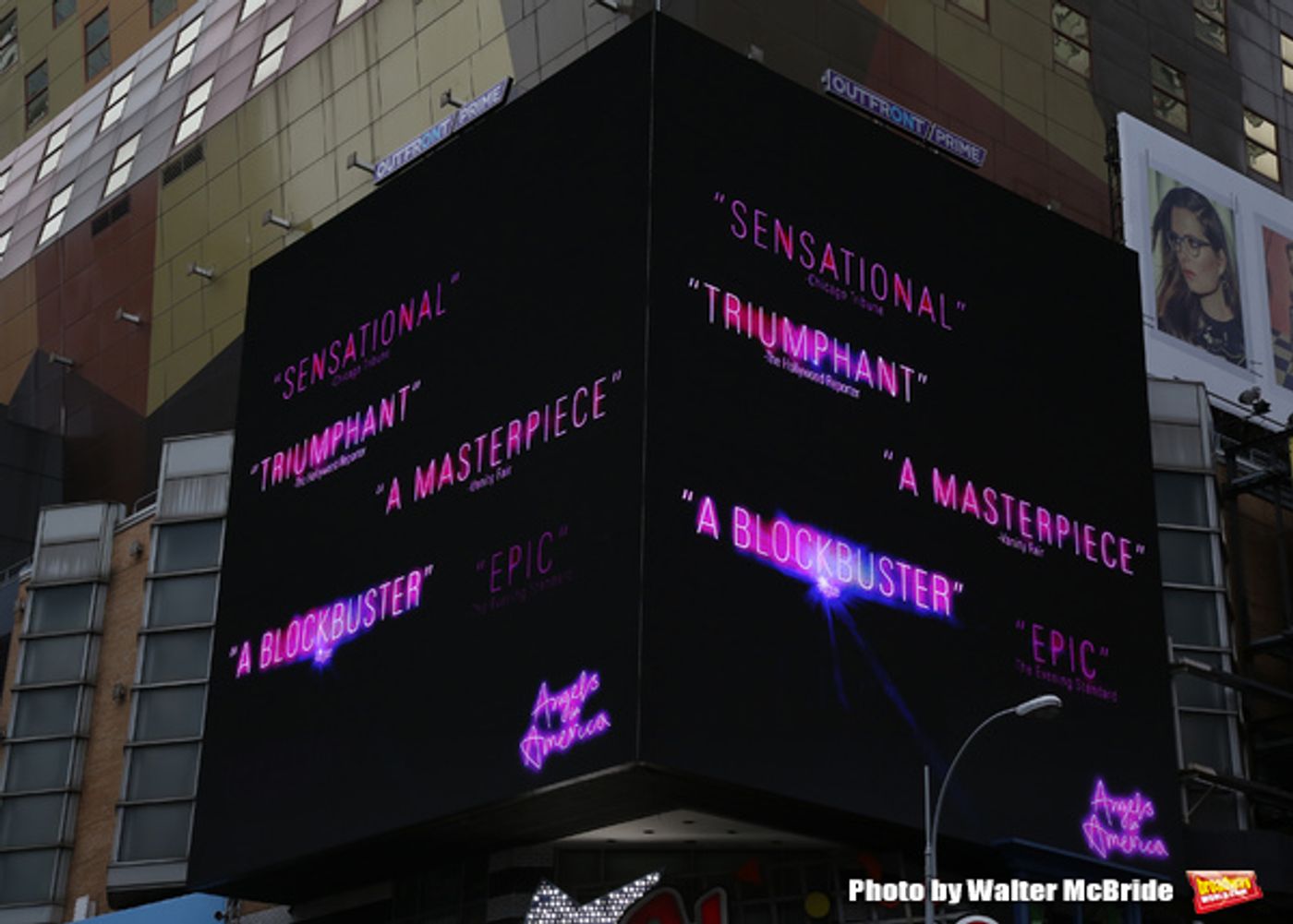 Photo Coverage: ANGELS IN AMERICA Announces NYC Return with Times Square Billboards  Image