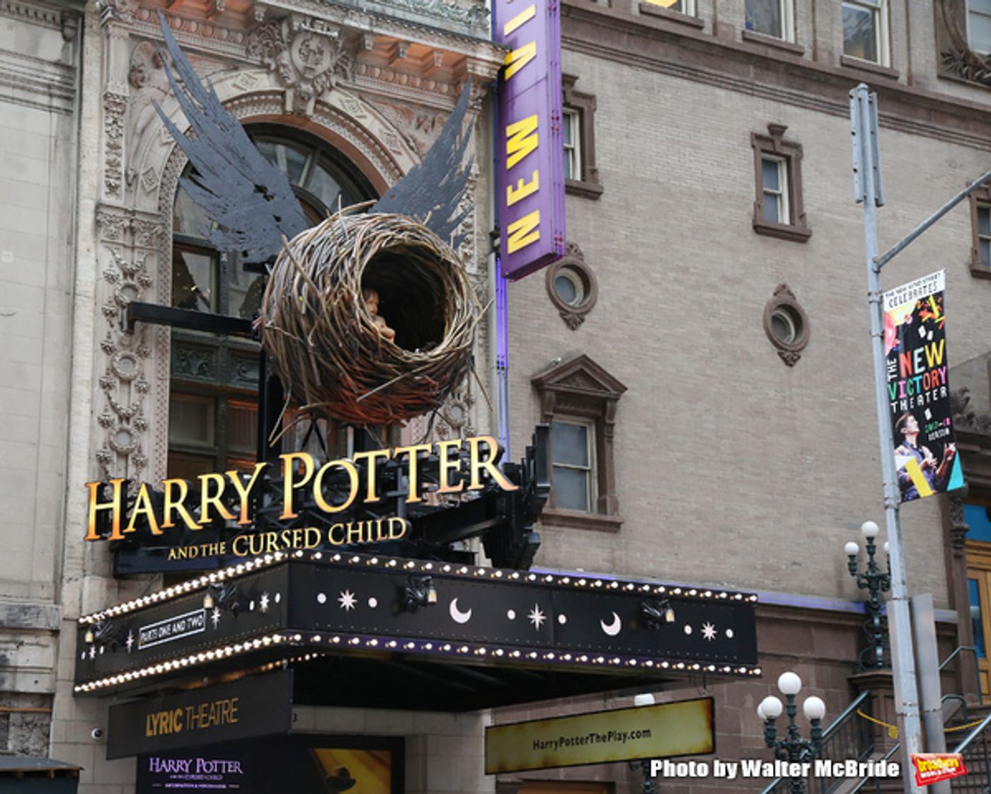 Up on the Marque: HARRY POTTER AND THE CURSED CHILD Takes Over 42nd Street Up on the Marque: HARRY POTTER AND THE CURSED CHILD Takes Over 42nd Street Image