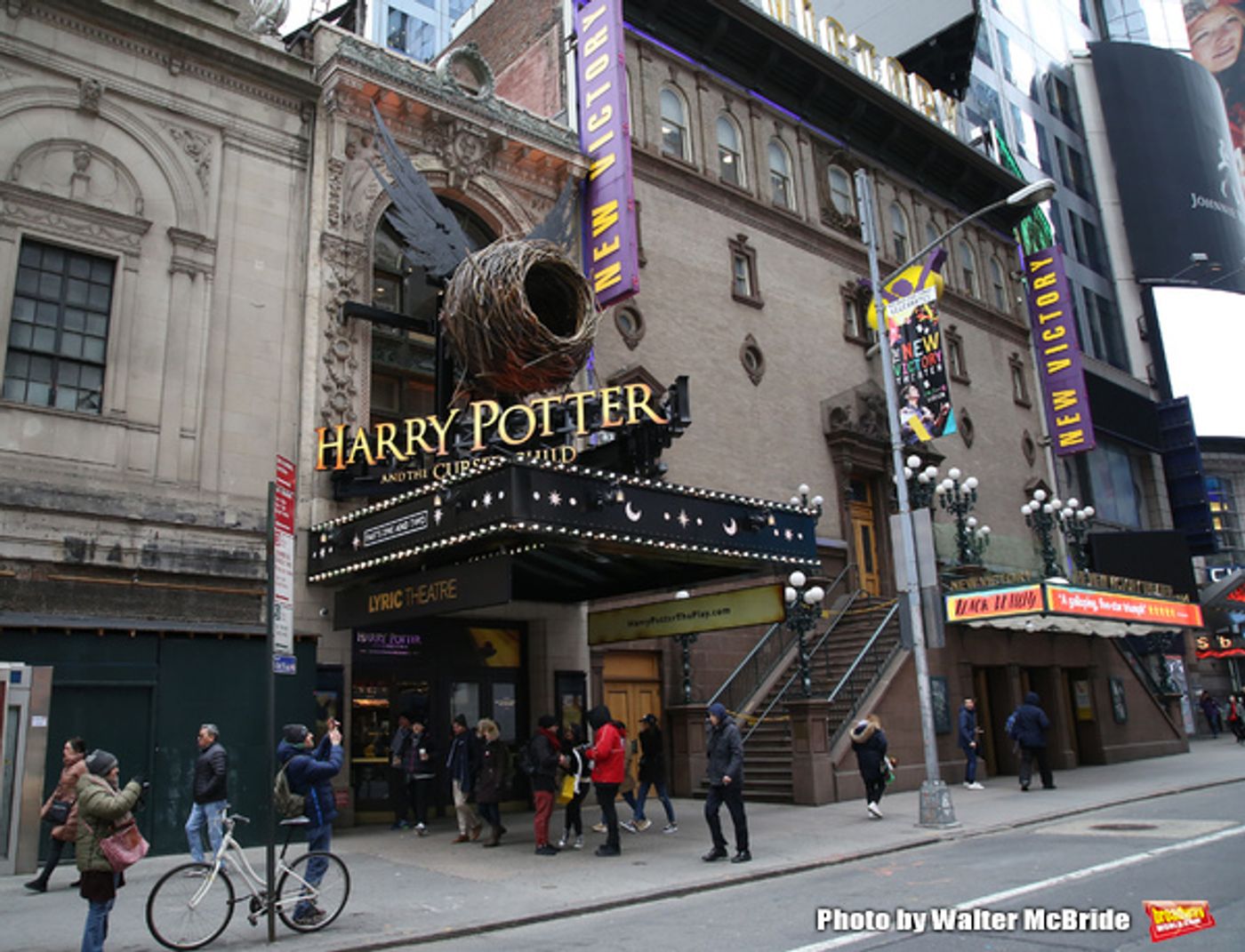 Up on the Marque: HARRY POTTER AND THE CURSED CHILD Takes Over 42nd Street Up on the Marque: HARRY POTTER AND THE CURSED CHILD Takes Over 42nd Street Image