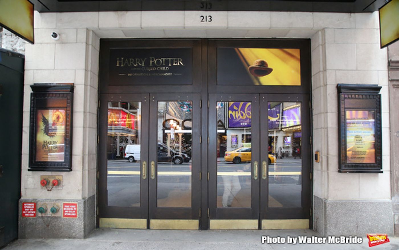 Up on the Marque: HARRY POTTER AND THE CURSED CHILD Takes Over 42nd Street Up on the Marque: HARRY POTTER AND THE CURSED CHILD Takes Over 42nd Street Image