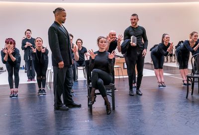 Cuba Gooding Jr., Sarah Soetaert & company Photo