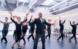 Cuba Gooding Jr. and the company @ BroadwayWorld Cuba Gooding Jr. and the company Photo