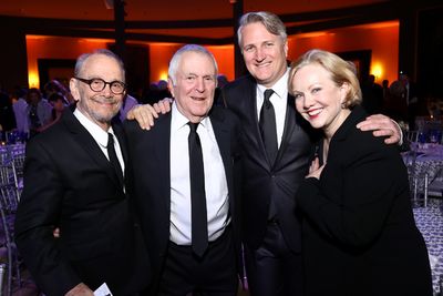 Joel Grey, John Kander, Eric Schaeffer and Susan Stroman Photo