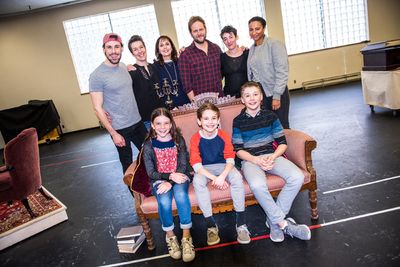 (L-R) Eric Morin, Laura Condlln, Cynthia Dale, Evan Buliung, Sara Farb, Sabryn Rock
H Photo