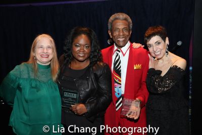 Director Shellen Lubin, 2018 Bistro Award recipients Shemekia Copeland and Andre De S Photo