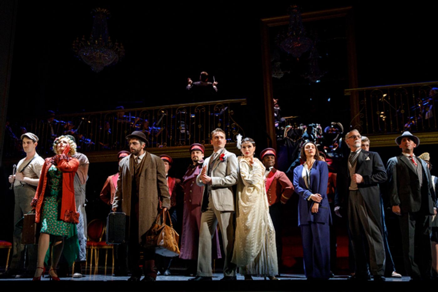 Photo Flash: Welcome to the GRAND HOTEL! First Look at Encores! Full Cast in Action  Image